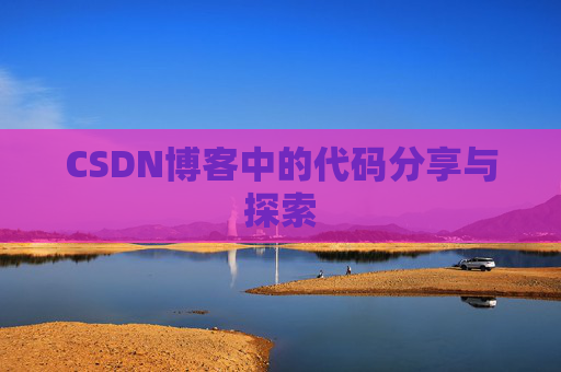 CSDN博客中的代码分享与探索 CSDN博客中的代码分享与探索
